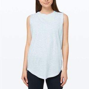 Lululemon Brunswick Muscle Tank Heathered Breezy